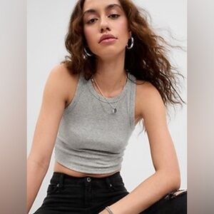 Gap Modern Rib Ultra-Cropped Tank
